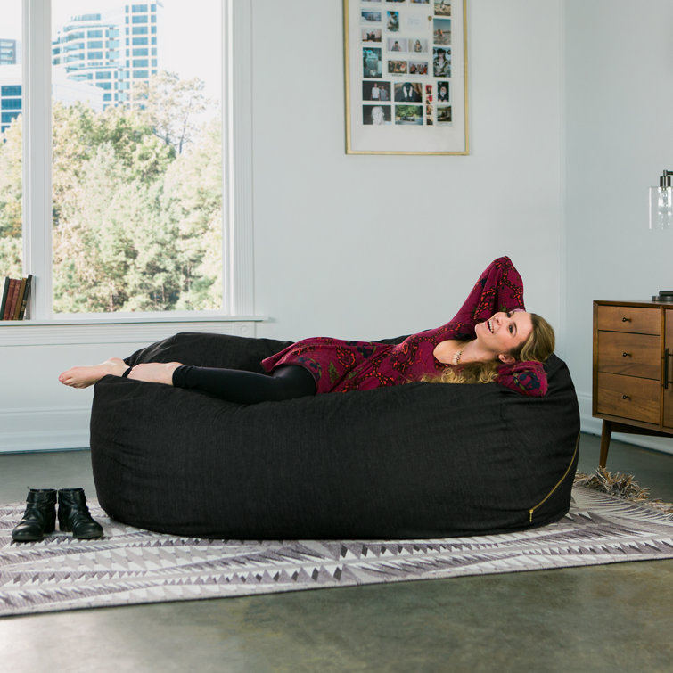 Hokku Designs Large Bean Bag Sofa & Reviews Wayfair